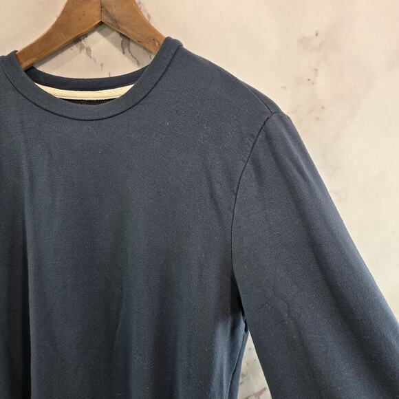 Anthropologie Sweatshirt Womens Medium Blue Pullover Fleece Graham Spencer - Picture 10 of 11